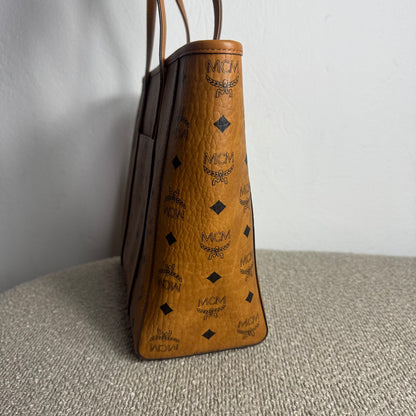 MCM Toni Shopper Medium - Cognac