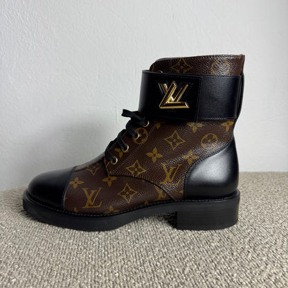 Louis Vuitton Wonderland Flat Ranger Monogram Boots – Gr. 39