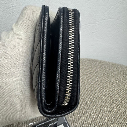 Saint Laurent Cassandre Matelassé Lederportemonnaie – Grain de Poudre