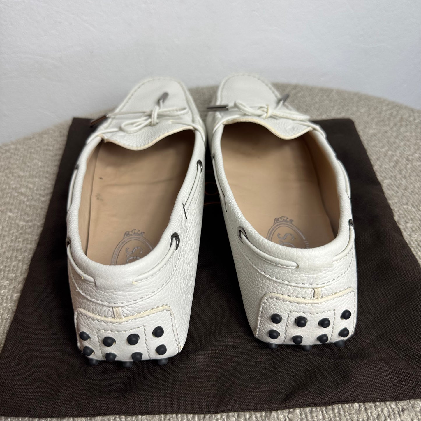 Tod's Gommino „Heaven“ Mokassins Weiß – Gr. 42