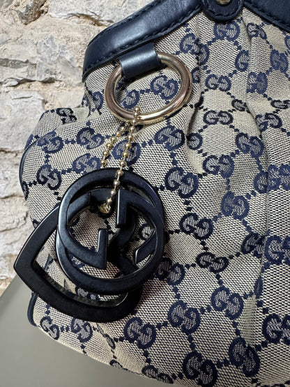 Gucci GG Sukey Tote Bag – Blau / Beige