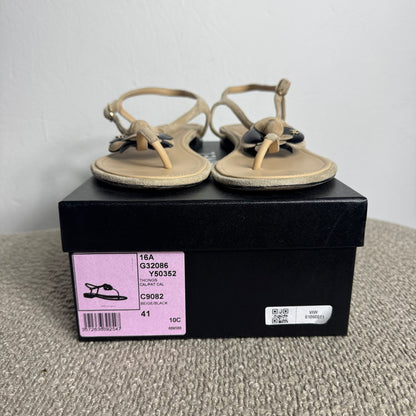 Chanel Camellia Thong Sandalen – Gr. 41
