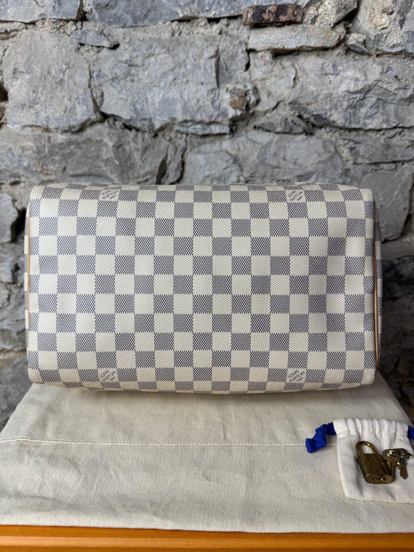 Louis Vuitton Speedy 30 - Azur Damier