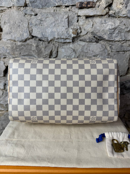 Louis Vuitton Speedy 30 - Azur Damier