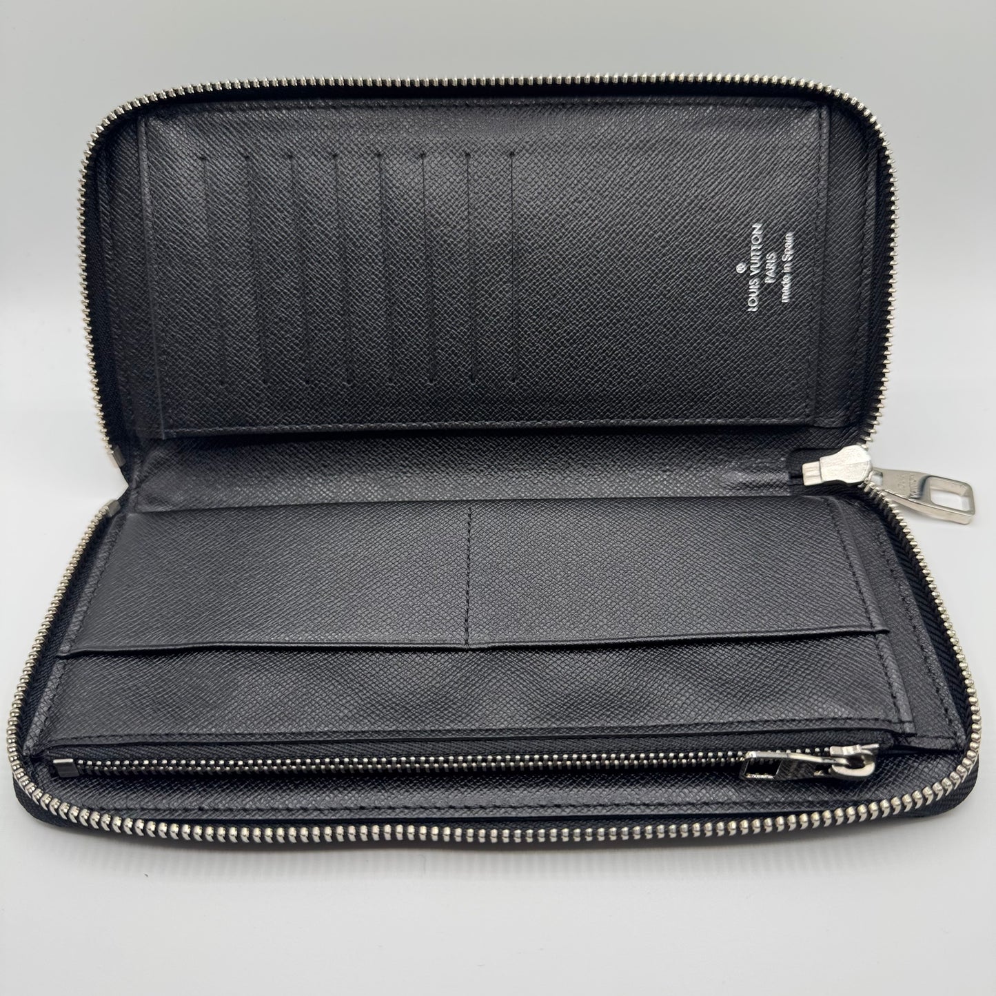 Louis Vuitton Zippy Geldbörse Horizontal – Damier Graphite