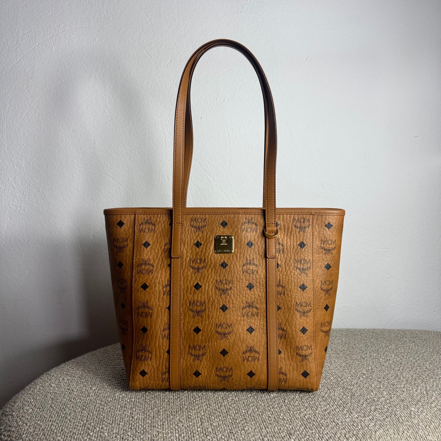MCM Toni Shopper Medium - Cognac