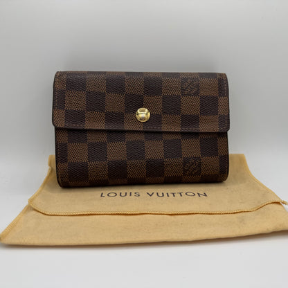 Louis Vuitton Portefeuille Trevi Geldbeutel – Damier Ebene