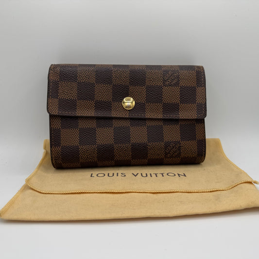 Louis Vuitton Portefeuille Trevi Geldbeutel – Damier Ebene