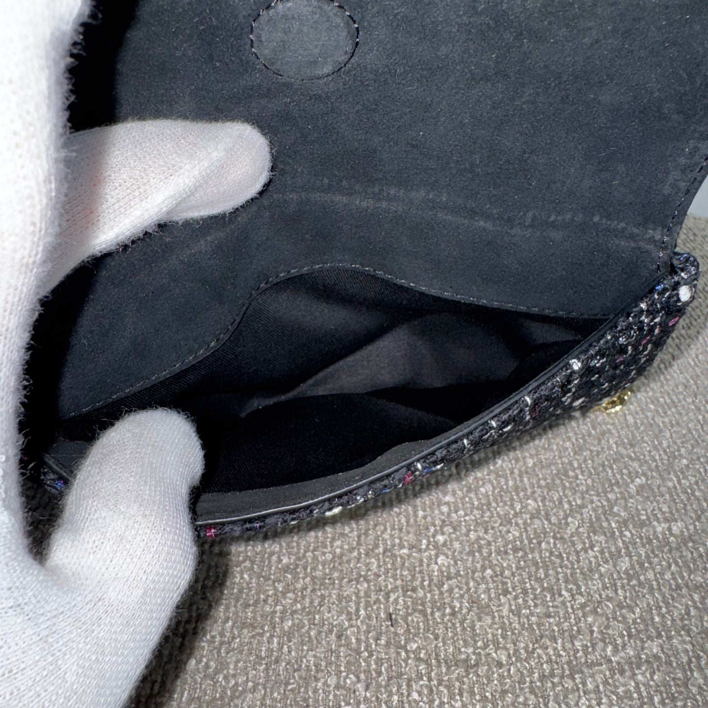 Sandro Paris „Yza“ Tweed Shoulder Bag