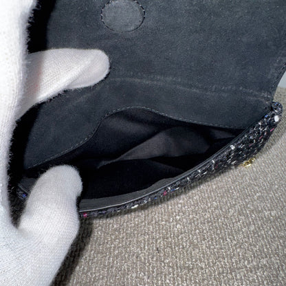 Sandro Paris „Yza“ Tweed Shoulder Bag