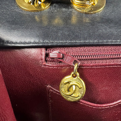 Chanel Single Flap Jumbo – Schwarz mit 24K vergoldeter Hardware