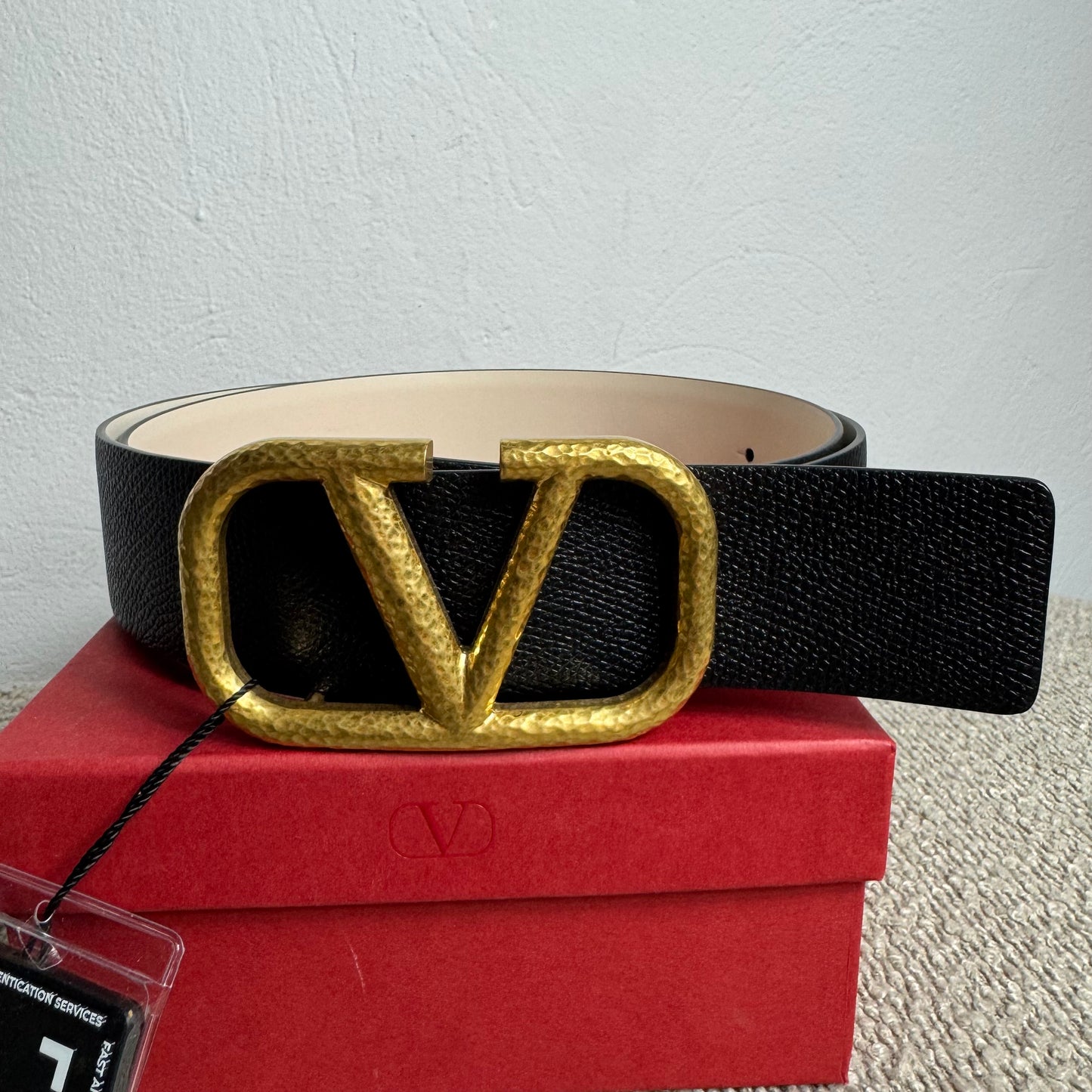 Valentino Garavani VLogo Signature Wendegürtel – Gr. 100/40