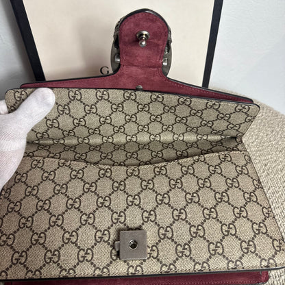 Gucci GG Supreme Medium Dionysus Blooms Bag