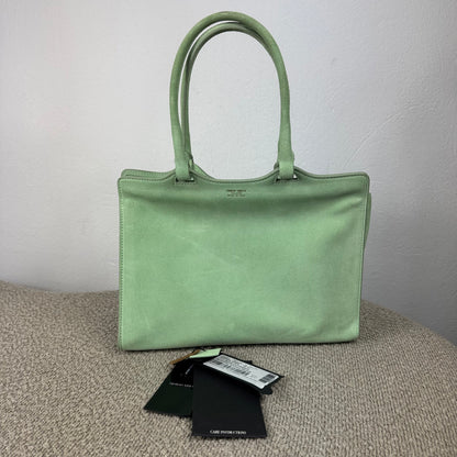 Giorgio Armani Suede Tote – Mint aus Veloursleder