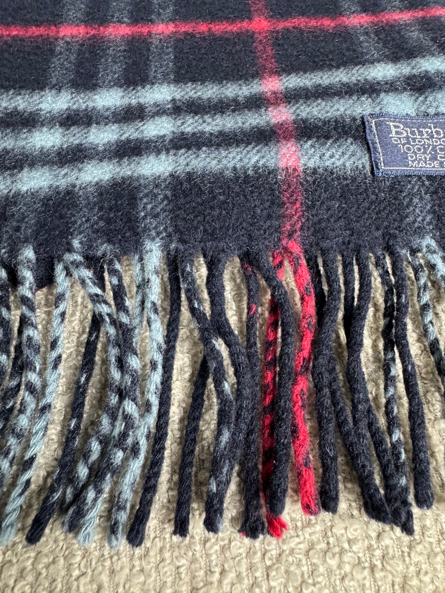 Burberry Nova Check Schal – 100% Kaschmir