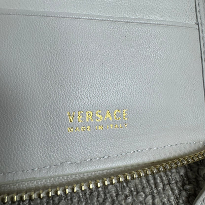 Versace Medusa Nappa Geldbeutel – Weiß