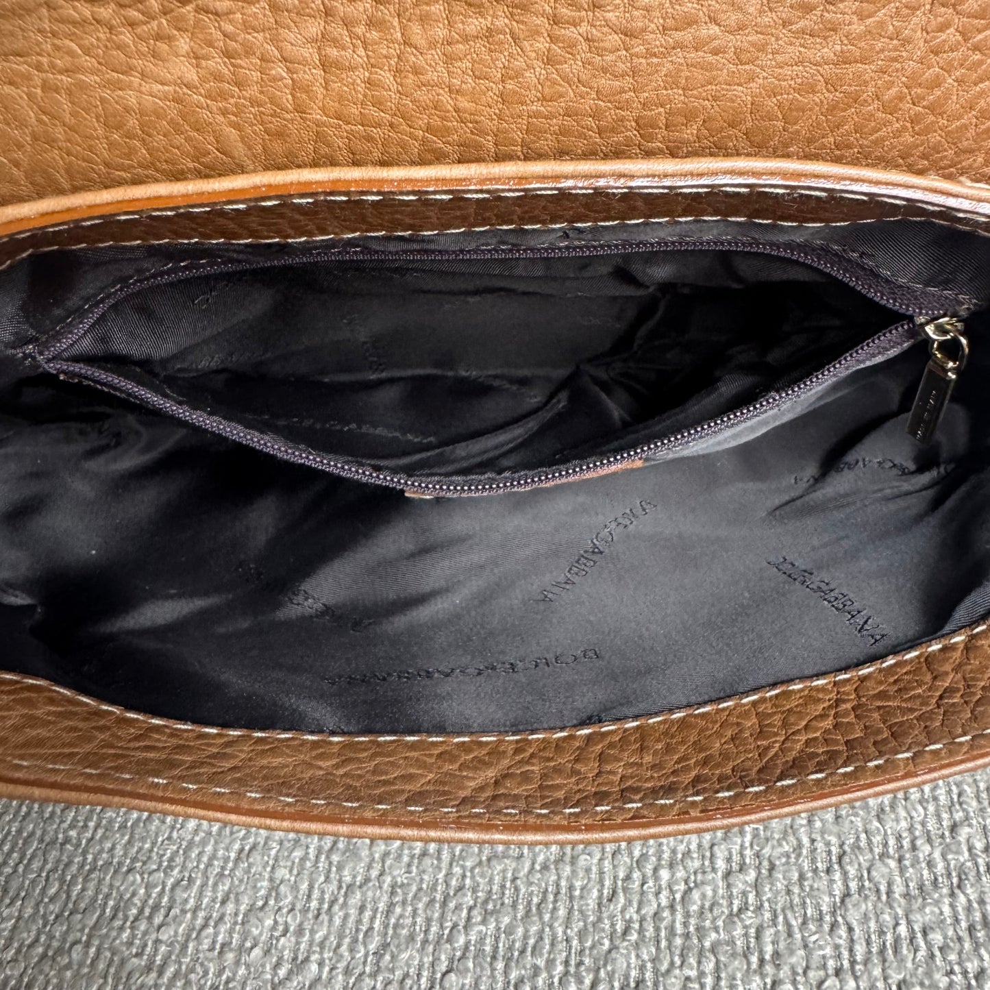 Dolce & Gabbana Vintage Leder Handtasche Braun