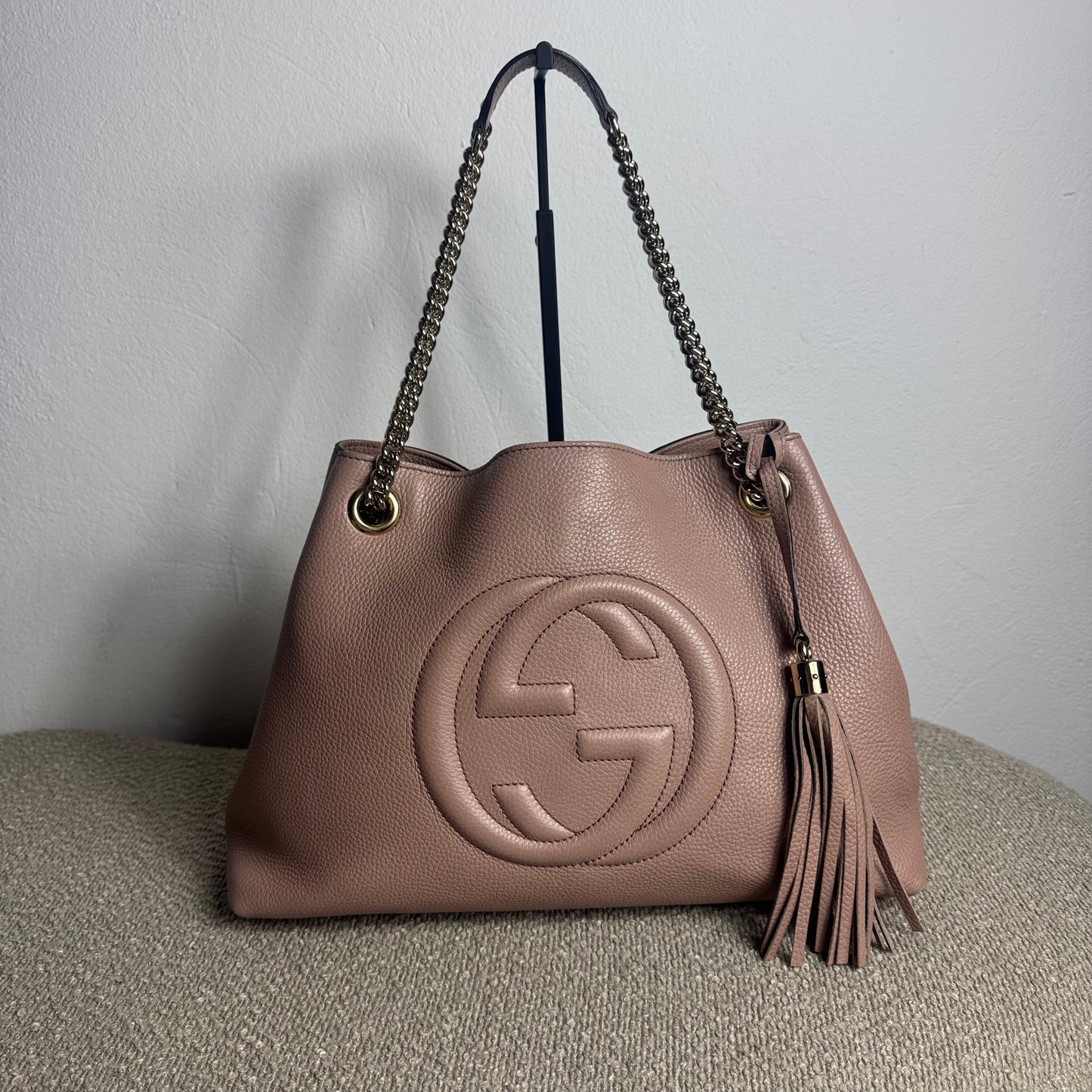 Gucci Soho Ledertasche Altrosa