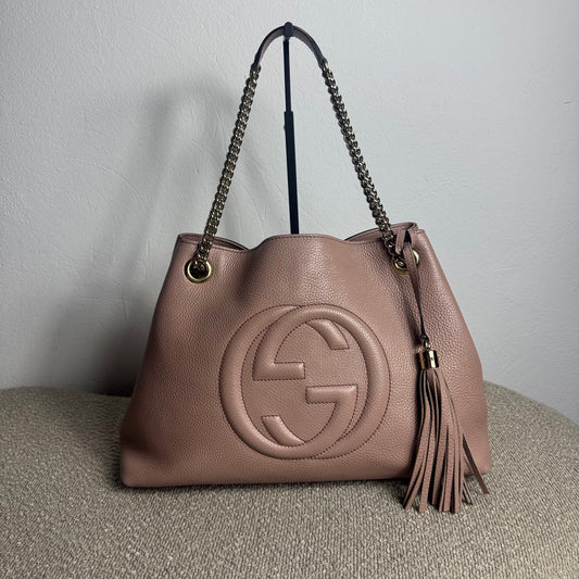 Gucci Soho Ledertasche Altrosa