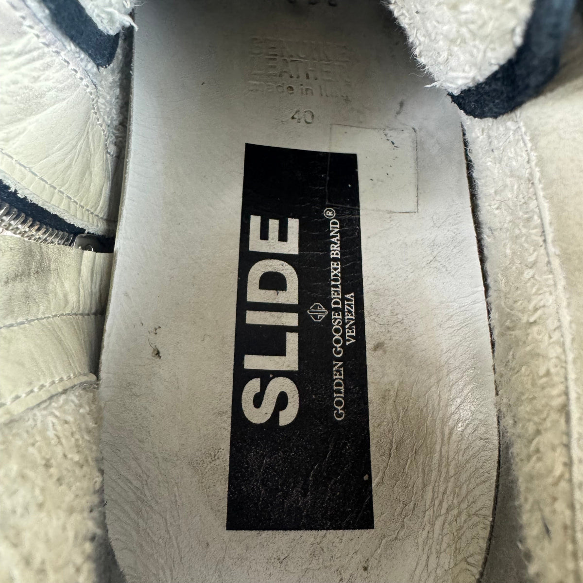 Golden Goose High-Top Sneaker – Blau/Schwarz – Größe 38