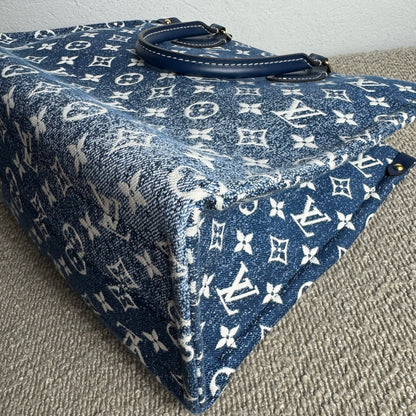Louis Vuitton OnTheGo MM – Monogram Jacquard Denim