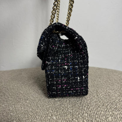 Sandro Paris „Yza“ Tweed Shoulder Bag