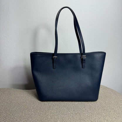 Michael Kors Jet Set Travel Large Saffiano Leather Tote Dunkelblau