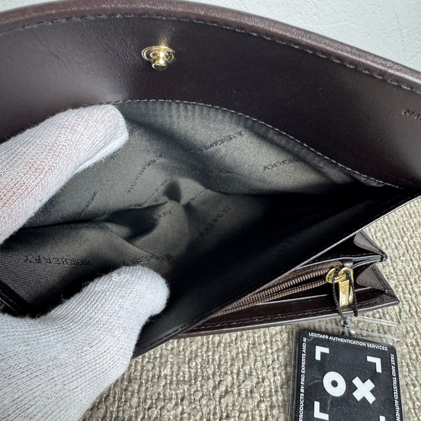 Burberry Nova Check Geldbeutel