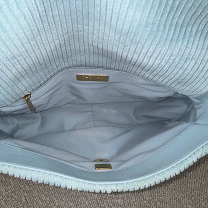 Chanel 19 Corduroy Flap Bag – Light Blue