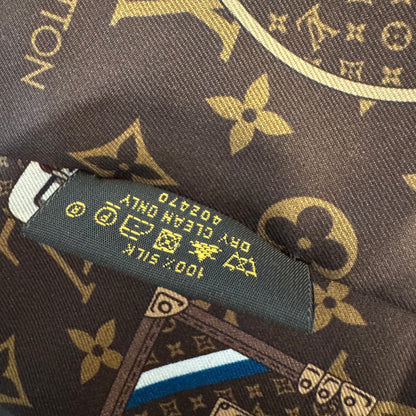 Louis Vuitton Monogram Trunks Seiden-Bandeau