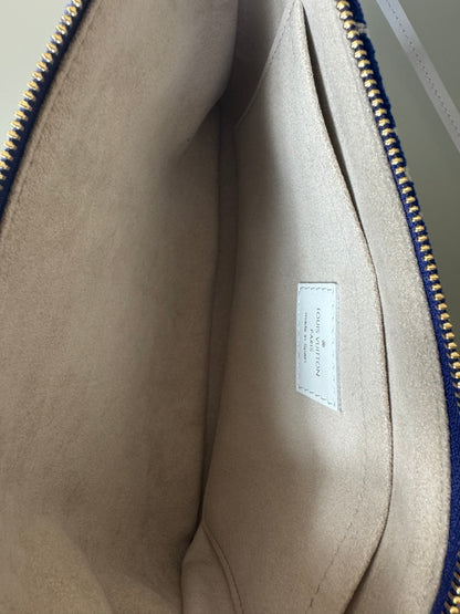 Louis Vuitton Jacquard Velvet Monogram LV Match Neverfull MM Tote – Blau & Weiß