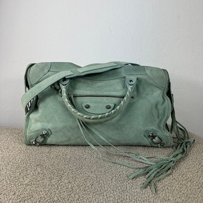 Balenciaga Classic City – Wildleder Mintgrün