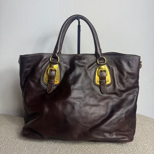 Prada Vitello Daino Tote – Leder