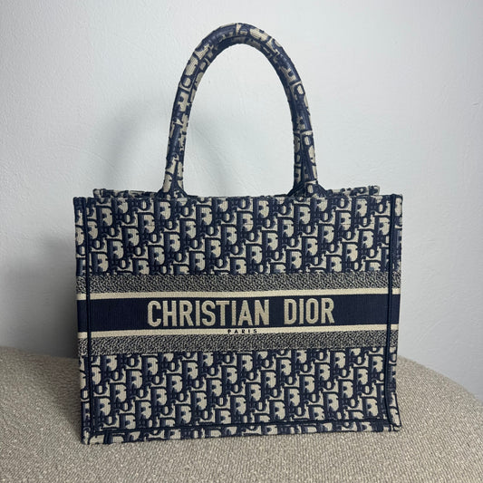 Dior Book Tote Medium Oblique Canvas