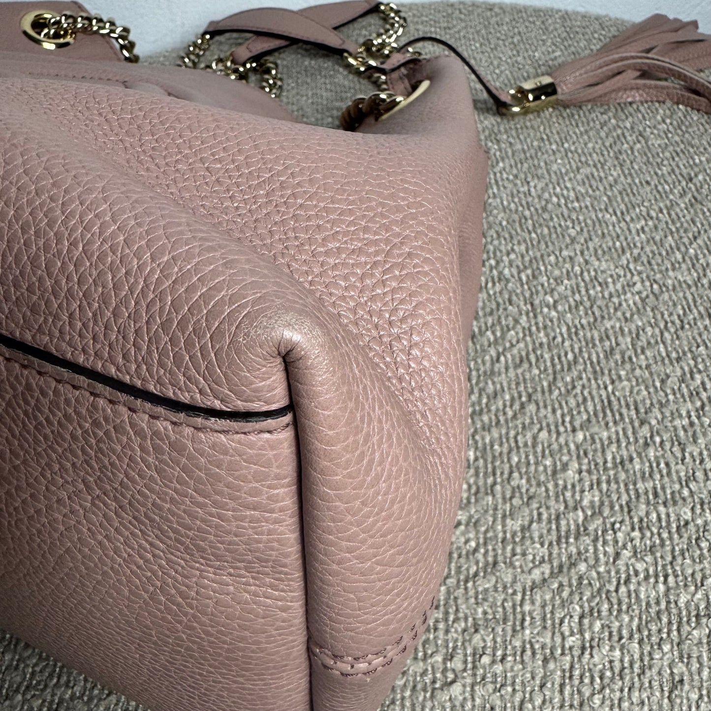 Gucci Soho Ledertasche Altrosa
