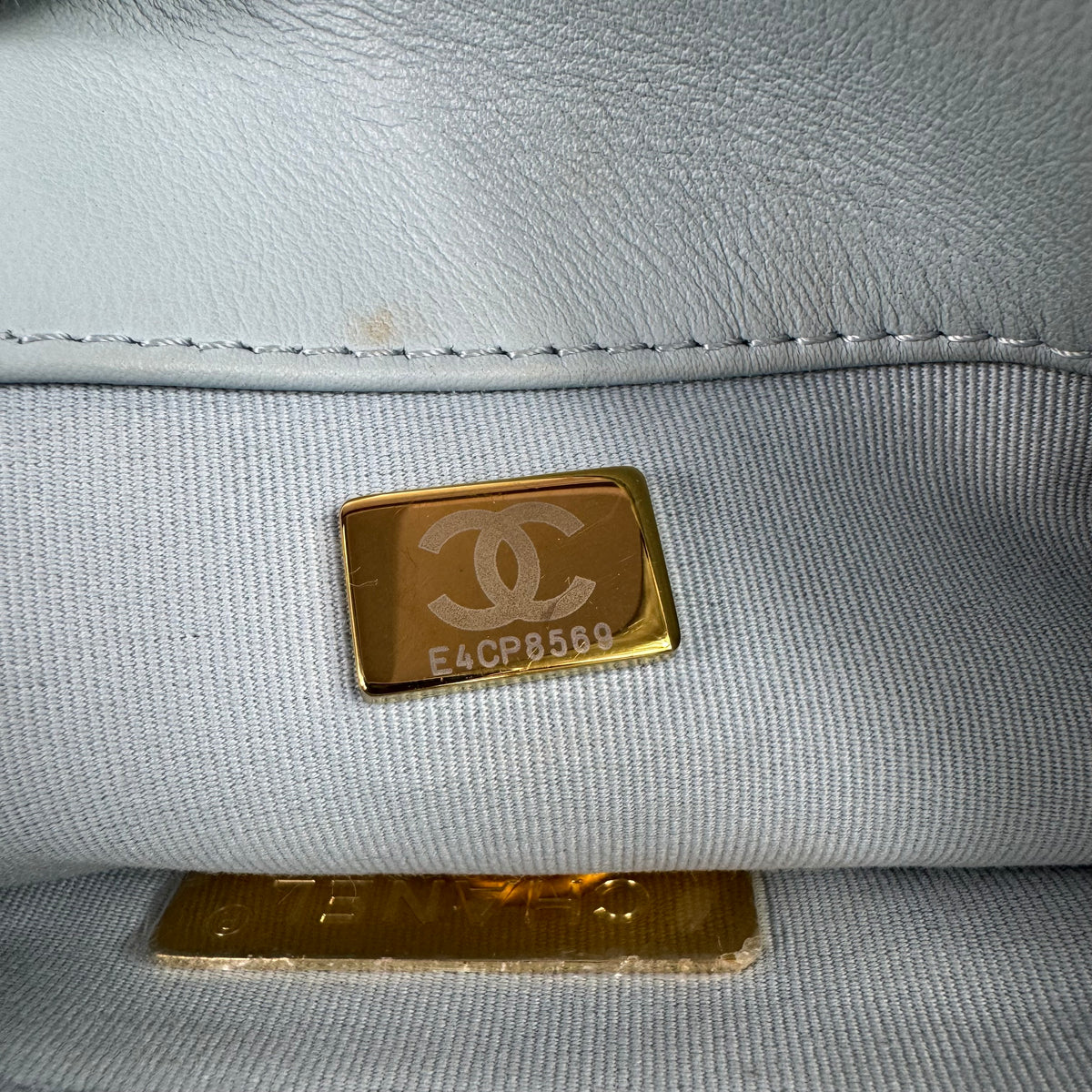 Chanel 19 Corduroy Flap Bag – Light Blue