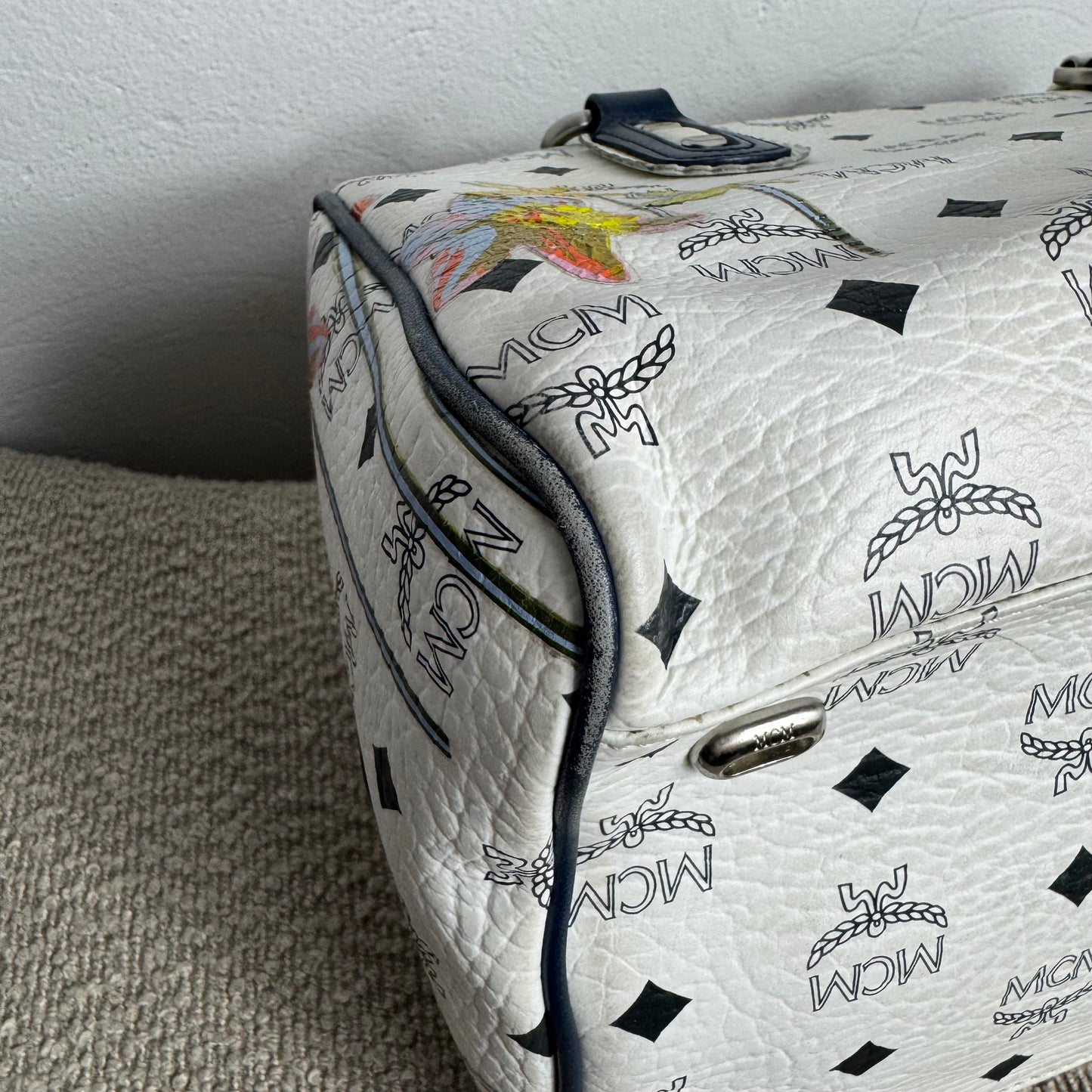 MCM Boston Bag Weiß – Special Edition