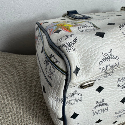 MCM Boston Bag Weiß – Special Edition