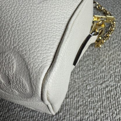 Louis Vuitton Speedy 20 Empreinte Beige mit Schulterriemen