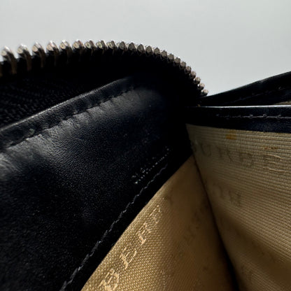 Burberry Zip-Around Wallet Haymarket / House Check Canvas