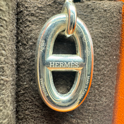 Hermès Farandole Ohrringe Mittleres Modell – Silber