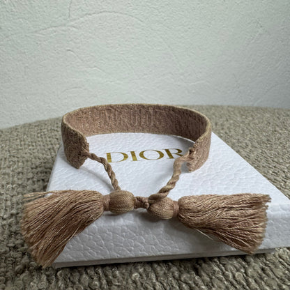 Dior Stoffarmbänder Set Beige – Full Set