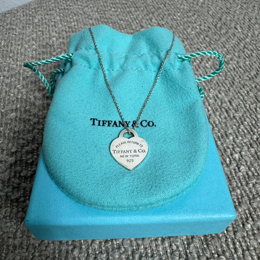 Tiffany & Co. „Return to Tiffany“ Heart Tag Kette – Sterling Silber 925