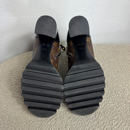 Louis Vuitton Star Trail Ankle Boots Monogram Canvas – Größe 38,5