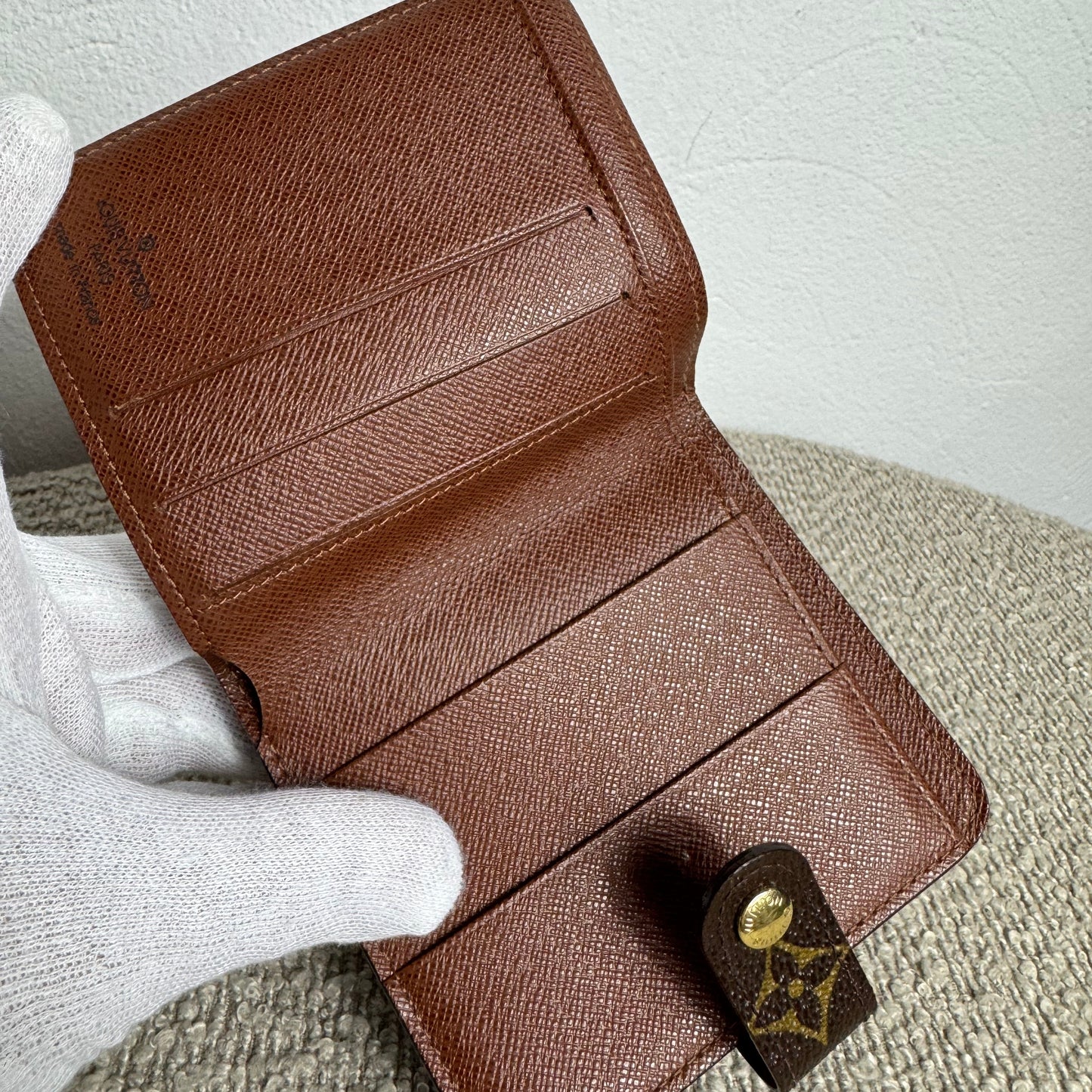 Louis Vuitton Compact Zipper Geldbeutel Monogram