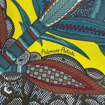 Hermès Carré 90 Seidentuch „Flowers of South Africa“