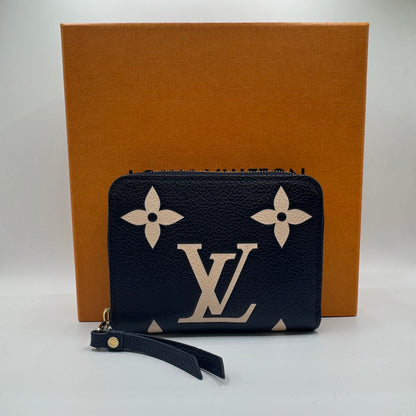Louis Vuitton Zippy Geldbeutel – Monogram Empreinte Giant – Dunkelblau