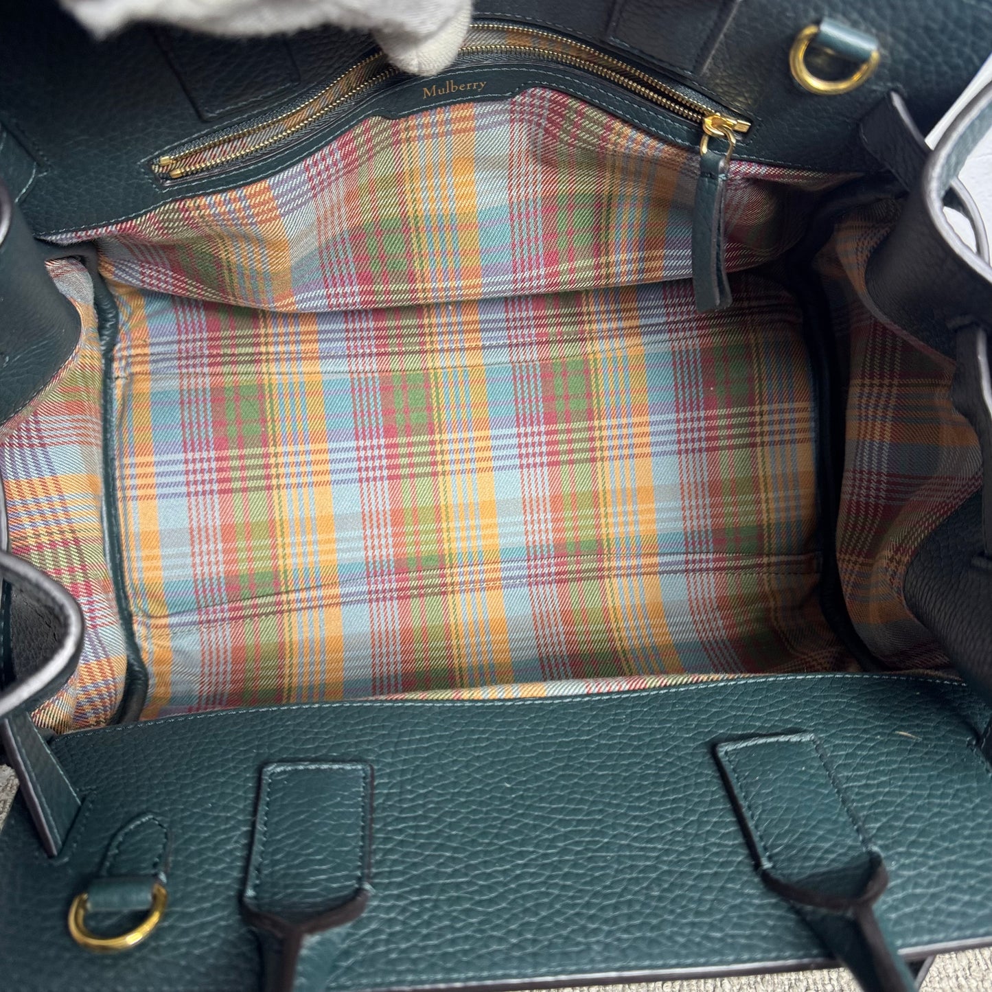 Mulberry Bayswater Tote – Grün