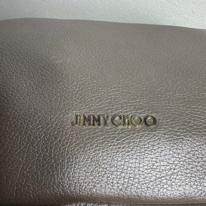 Jimmy Choo Leder Handtasche Taupe