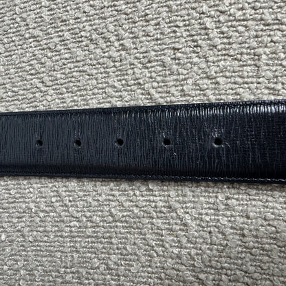Gucci GG Marmont Gürtel Schwarz Leder „All Black“ Gr. 90